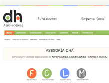 Tablet Screenshot of debehaberasociaciones.com